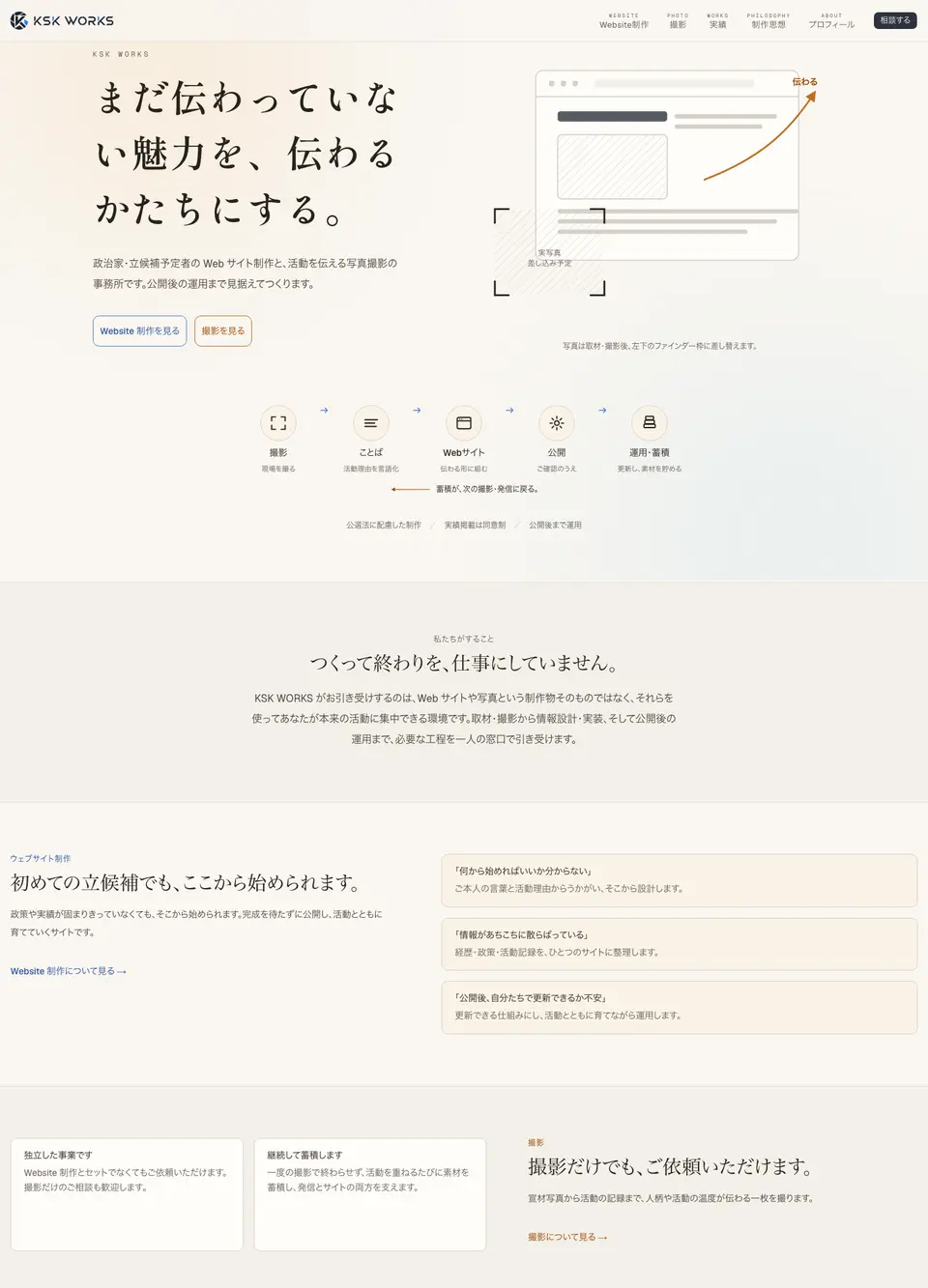 現トップページのスクリーンショット